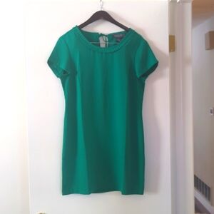 Green shift dress, size M